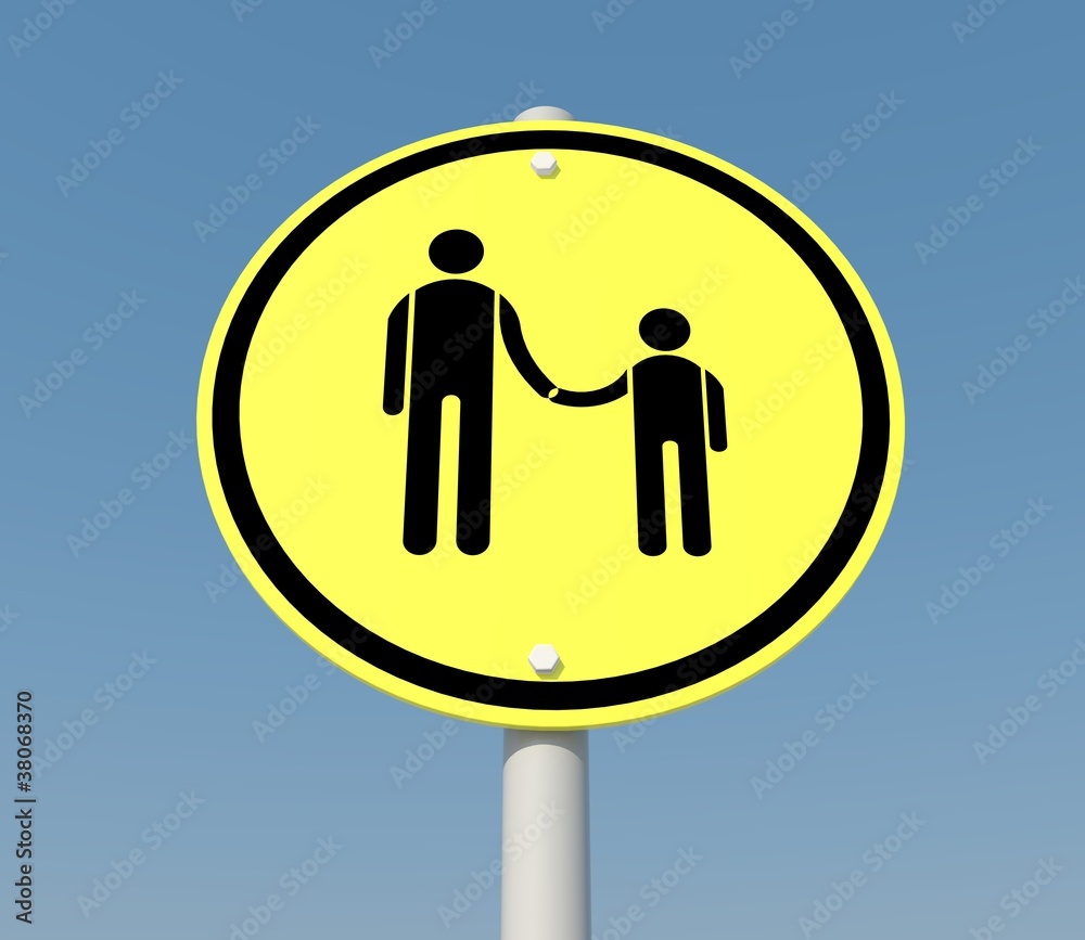 Yellow Family in sign