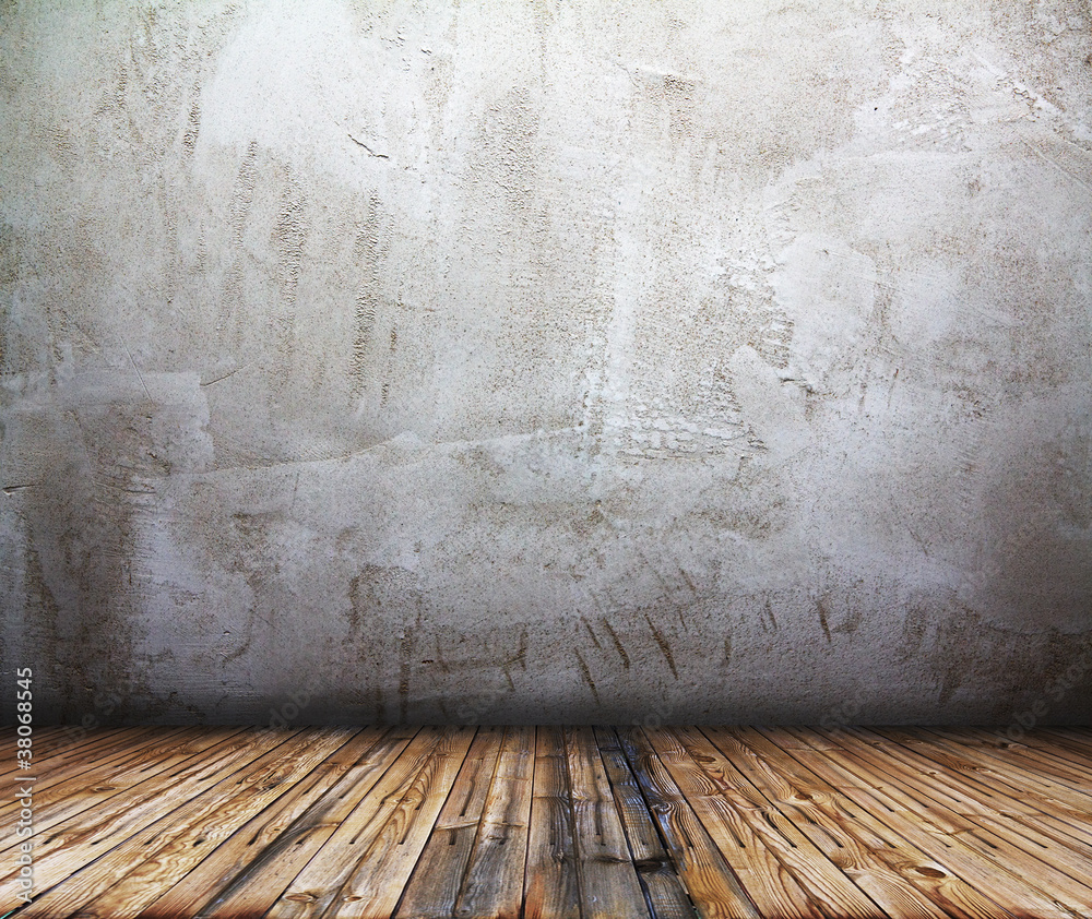 Naklejka premium old grunge interior