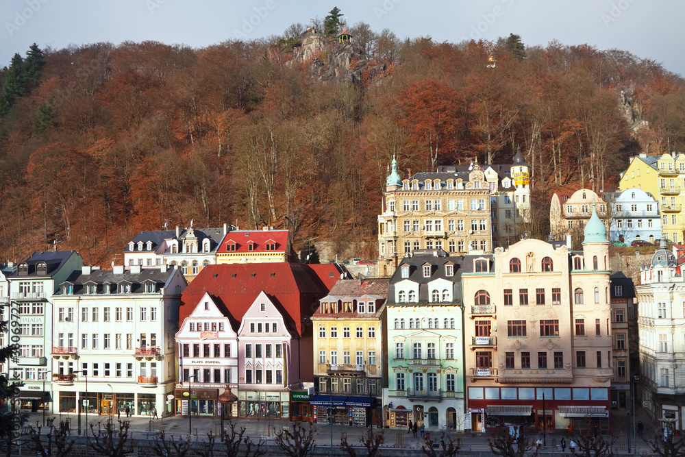 View of Karlovy Vary. Czech Republic