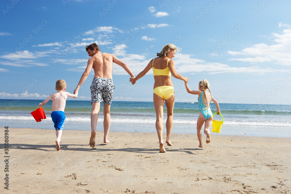 Family on beach vacation Family on beach vacation