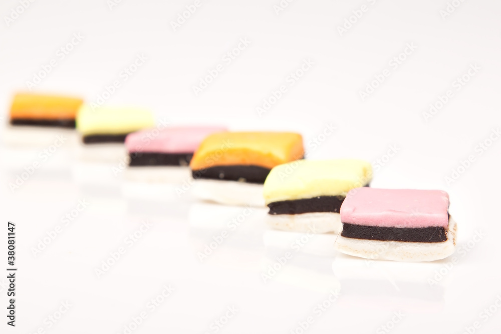 Allsorts in a row