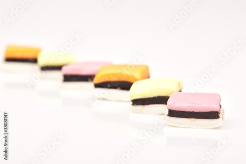 Allsorts in a row