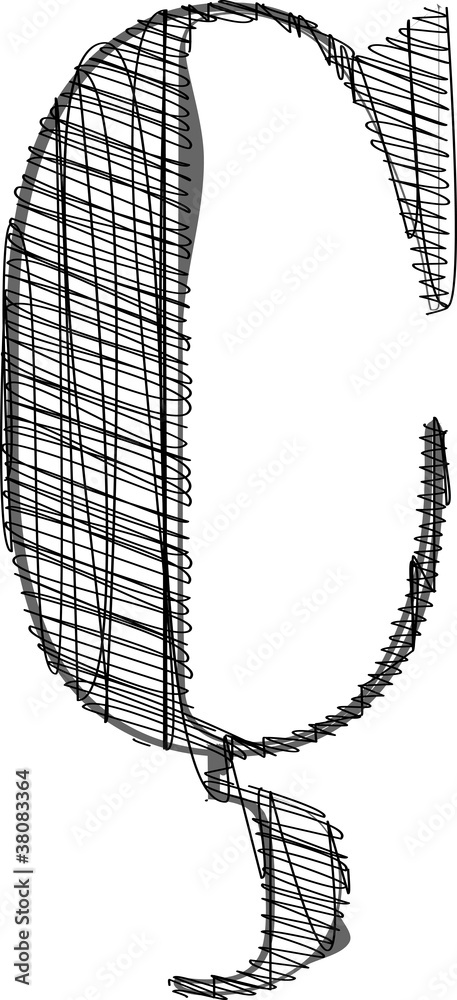 Hand draw font. Vector illustration Hand draw font. Vector illustration