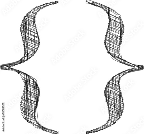 Hand draw font. Vector illustration