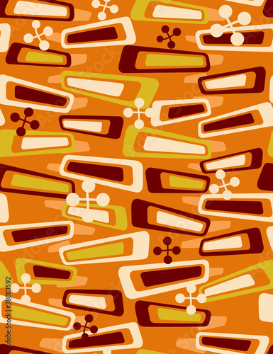 Retro seamless background. Vector illustration.