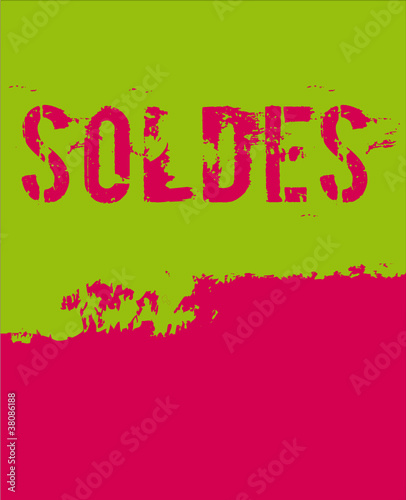 green red pared soldes