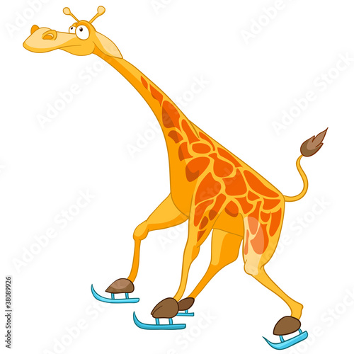 Cartoon Character Giraffe
