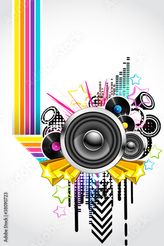 Abstract Musical Background