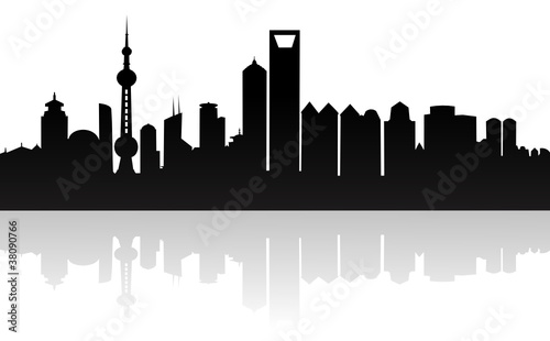 Shanghai The Bund, vector file
