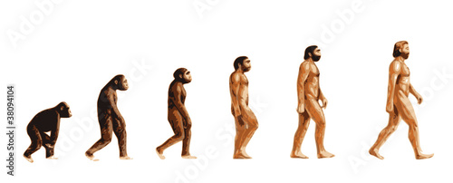 Obraz Ewolucja koloru człowieka