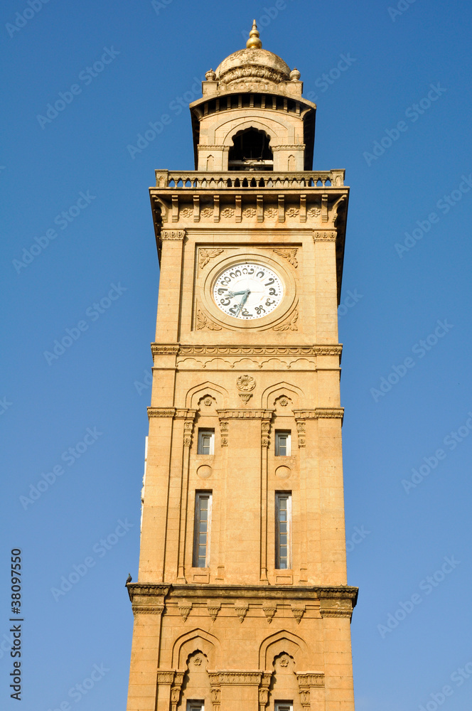 Clock Tower at Mysore, India