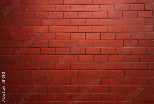 Modern brick wall 