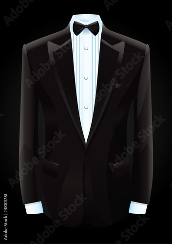 Black tuxedo