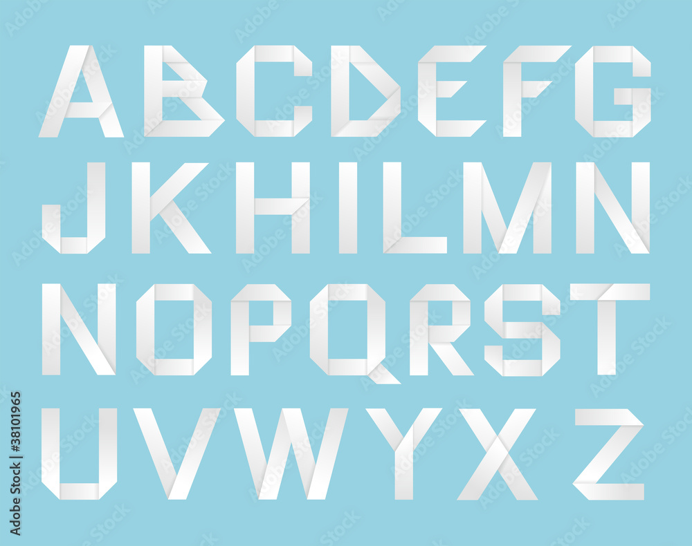 Paper Alphabet Paper Alphabet