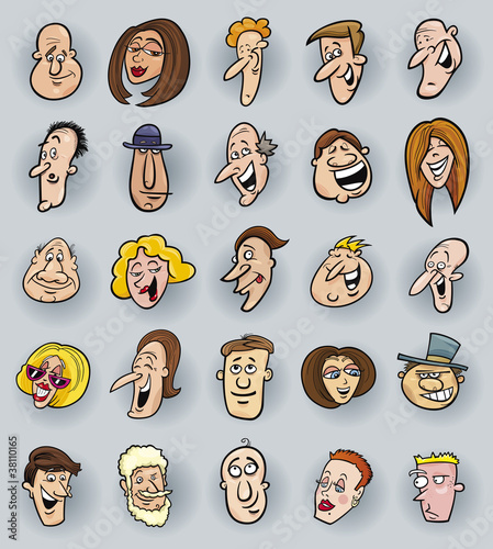 Cartoon faces