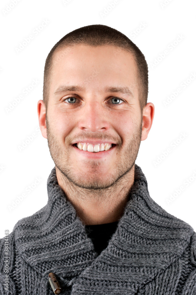 Obraz premium Smiling Young Man