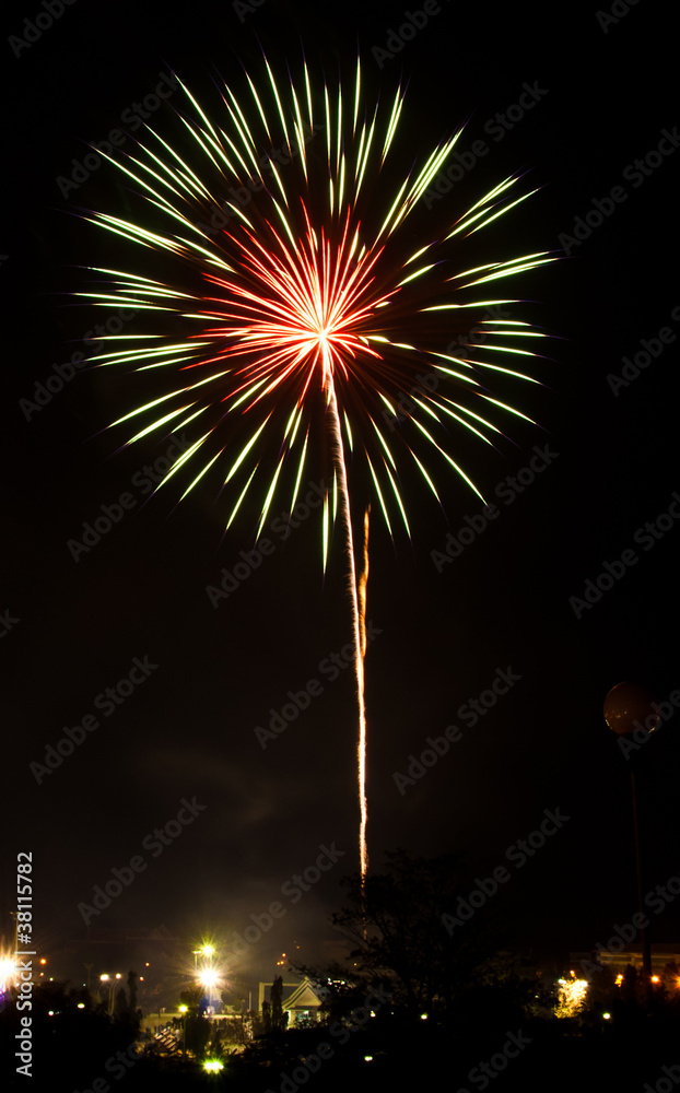 fireworks in thailand