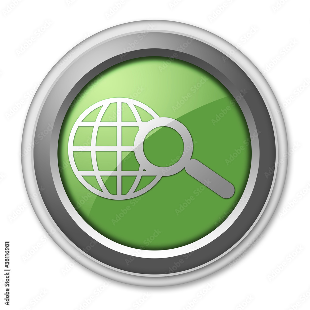 Green 3D Style Button 