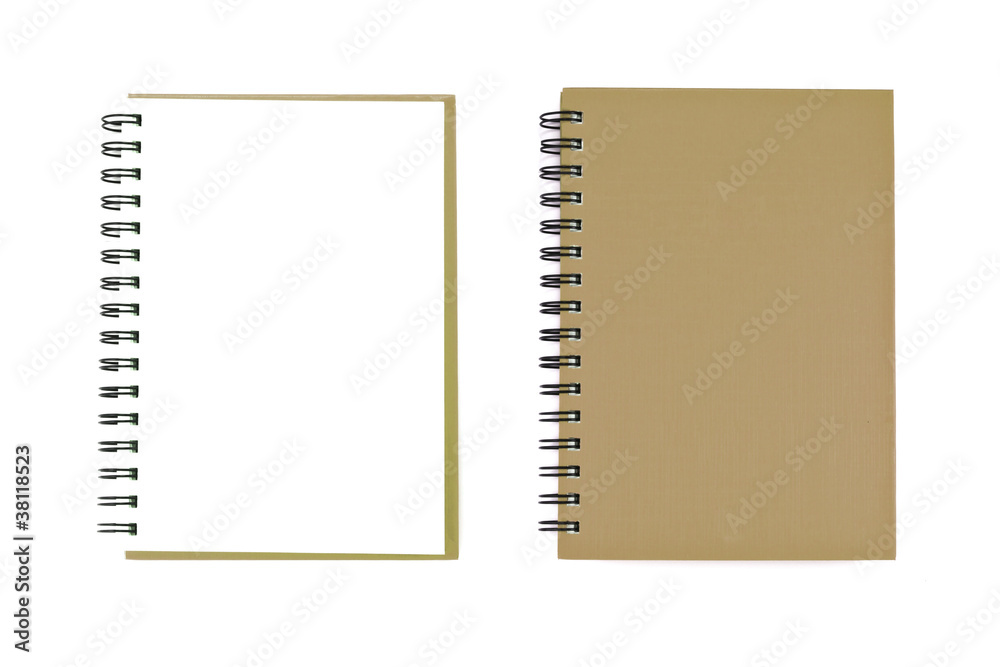 Blank brown Note Book For write anythings in it Blank brown Note Book For write anythings in it