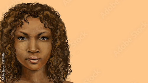 the dark-skinned girls face fictional