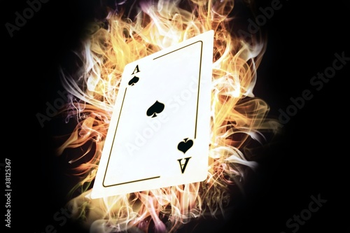 Photography Card on fire.
