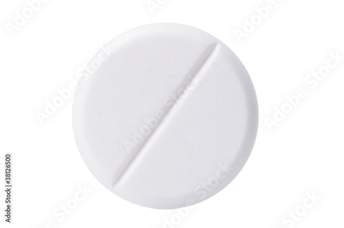 White pill macro photo