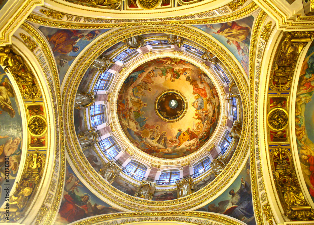 Saint Isaac's Cathedral in St. Petersburg, Russia