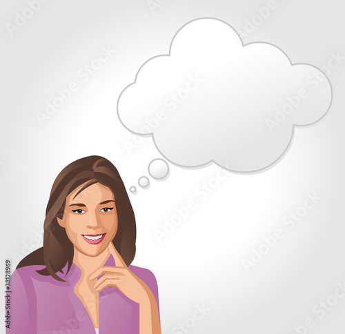 Woman thinking