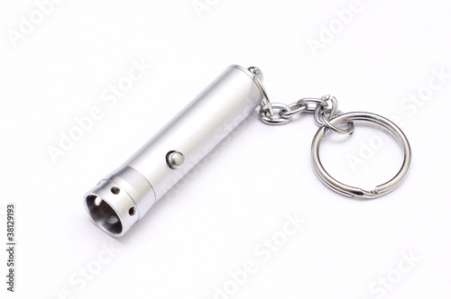 Keyring with flashlight