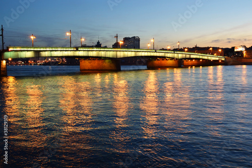 Liteyny bridge at night © konstan