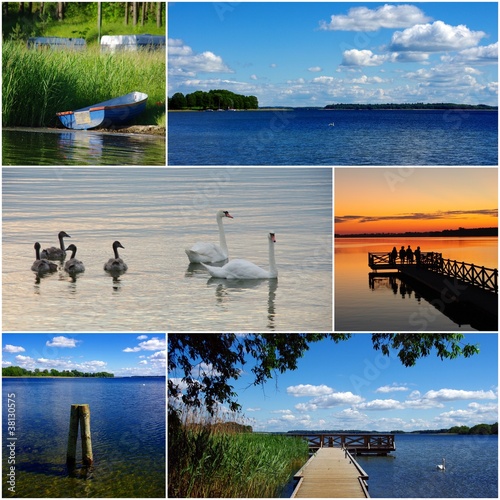 Fototapeta Naklejka Na Ścianę i Meble -  Masuria, collage