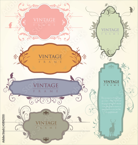 Vintage frames