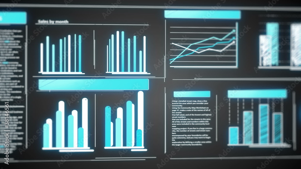 Business infographics with graphs Business infographics with graphs
