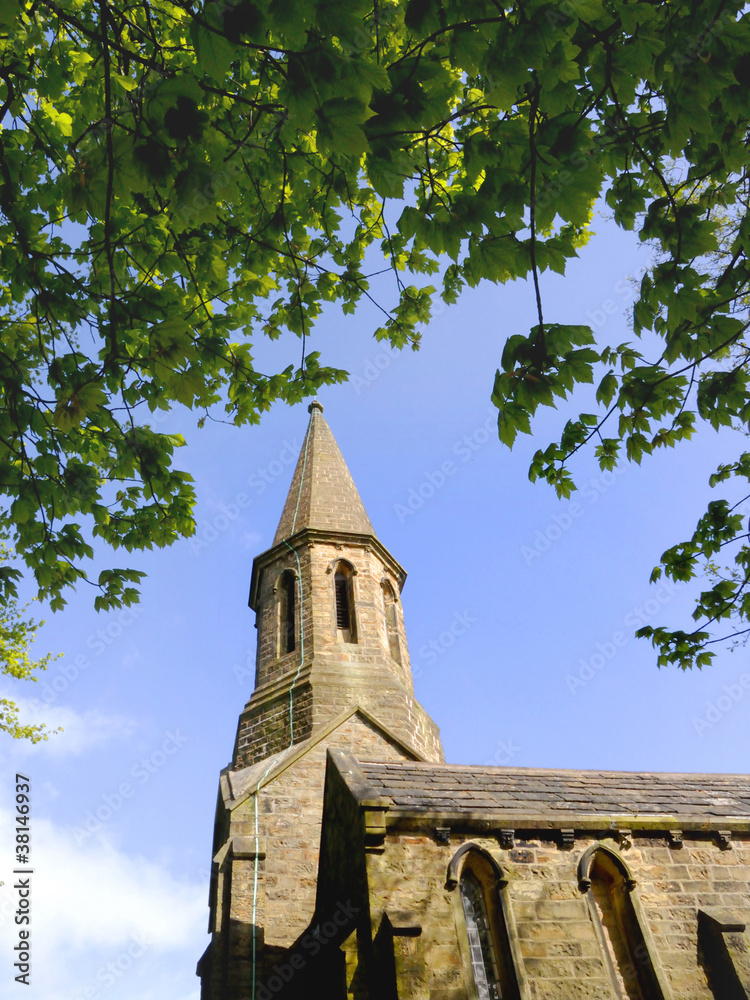 St James Church at Briercliffe Burnley Lancashire England