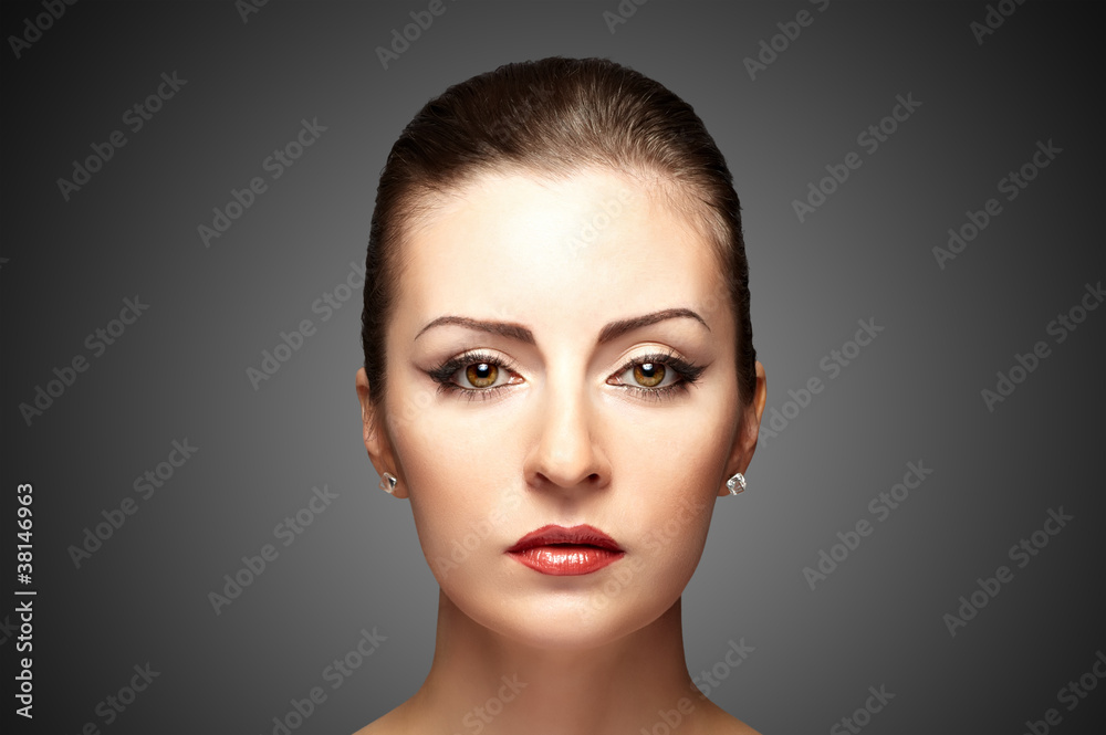 Fototapeta premium woman with make-up