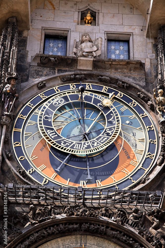 Prag, astronomische Uhr am Rathaus