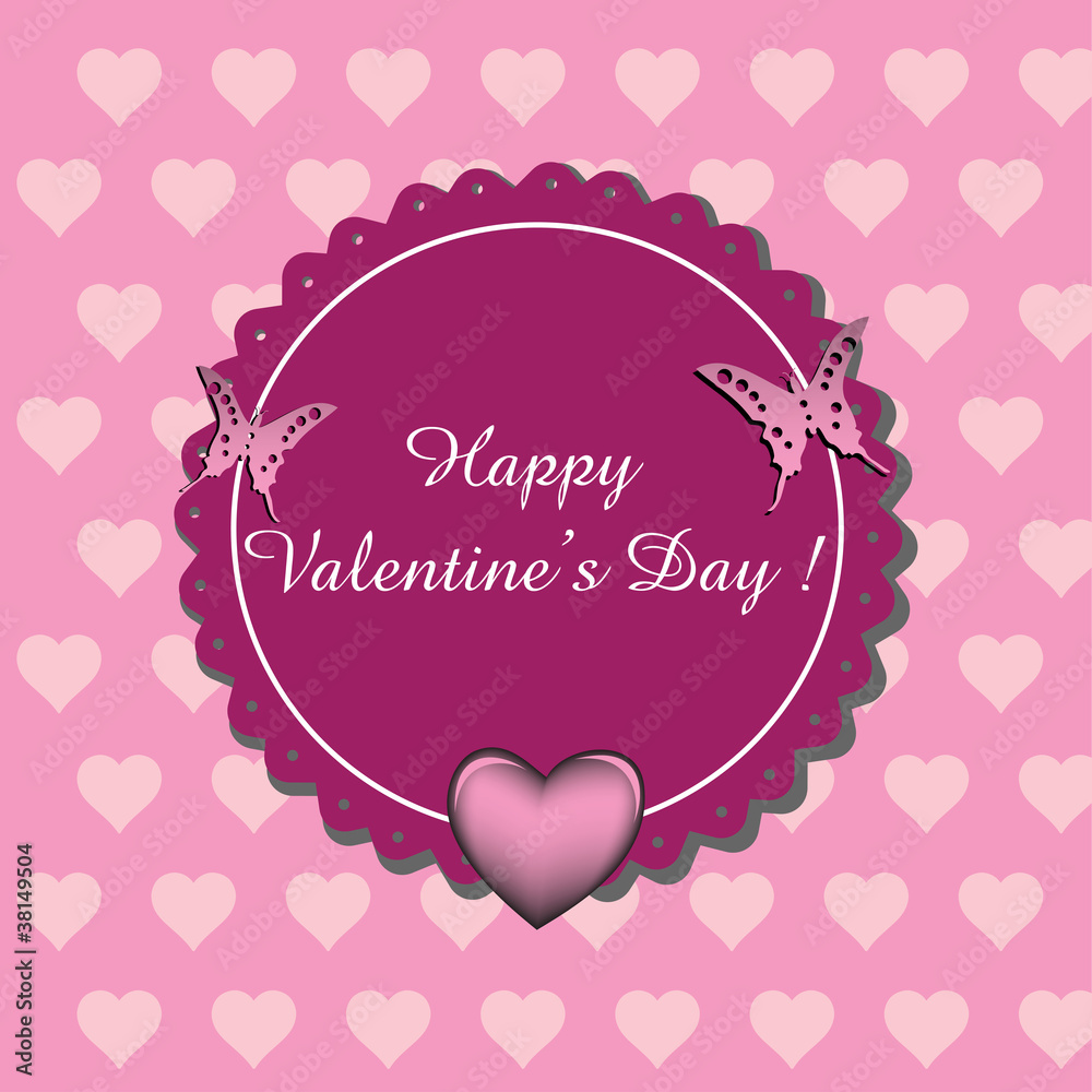 Valentine's day card Valentine's day card
