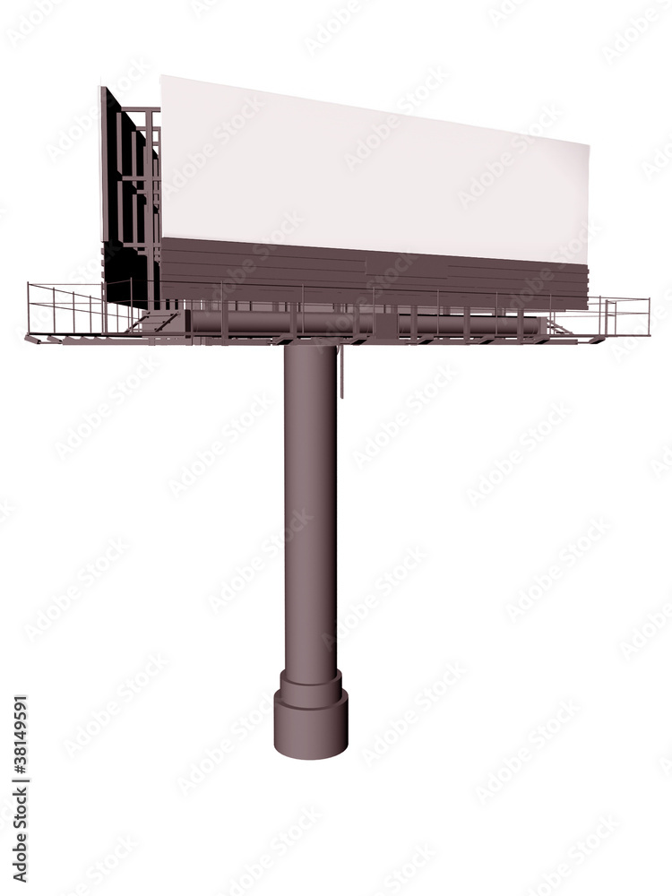 Obraz premium Outdoor advertising billboard with blank space for text