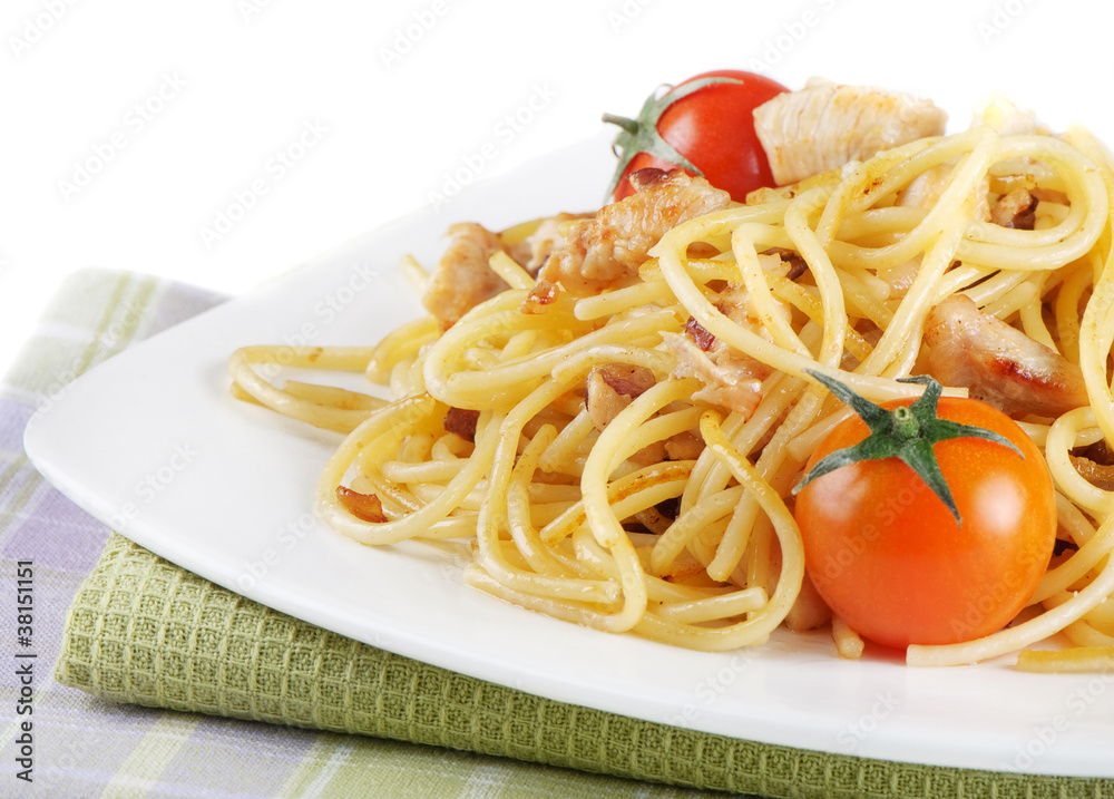 Italian pasta with vegetables