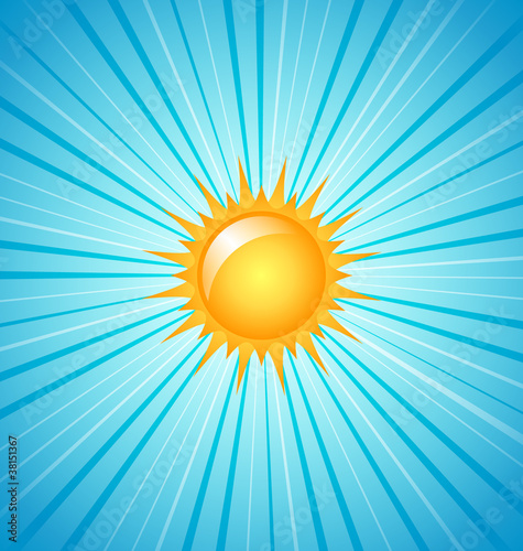 Big shining sun