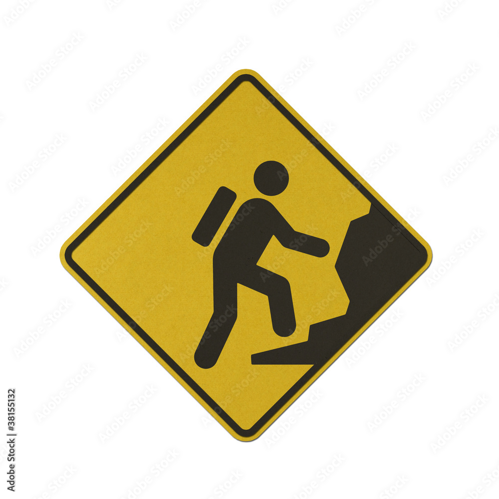Traffic sign recycled paper