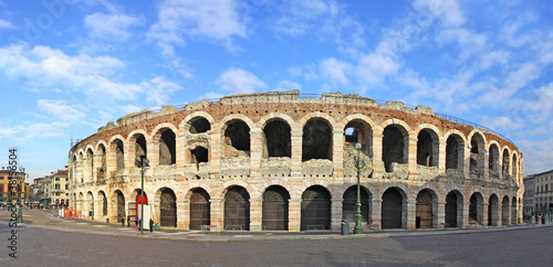 Ancient roman amphitheatre Arena in Verona, Italy