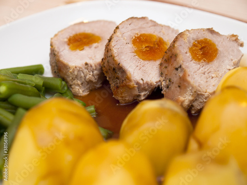 pork loin with apricot