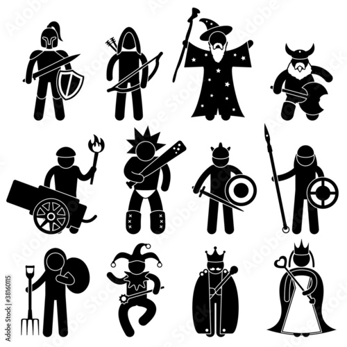 Ancient Warrior Character for Good Alliance Icon