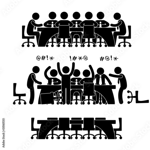 Business Meeting Discussion Brainstorm Workplace Office