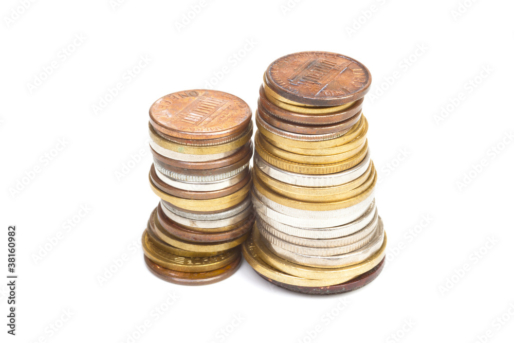 Stack of coins Stack of coins