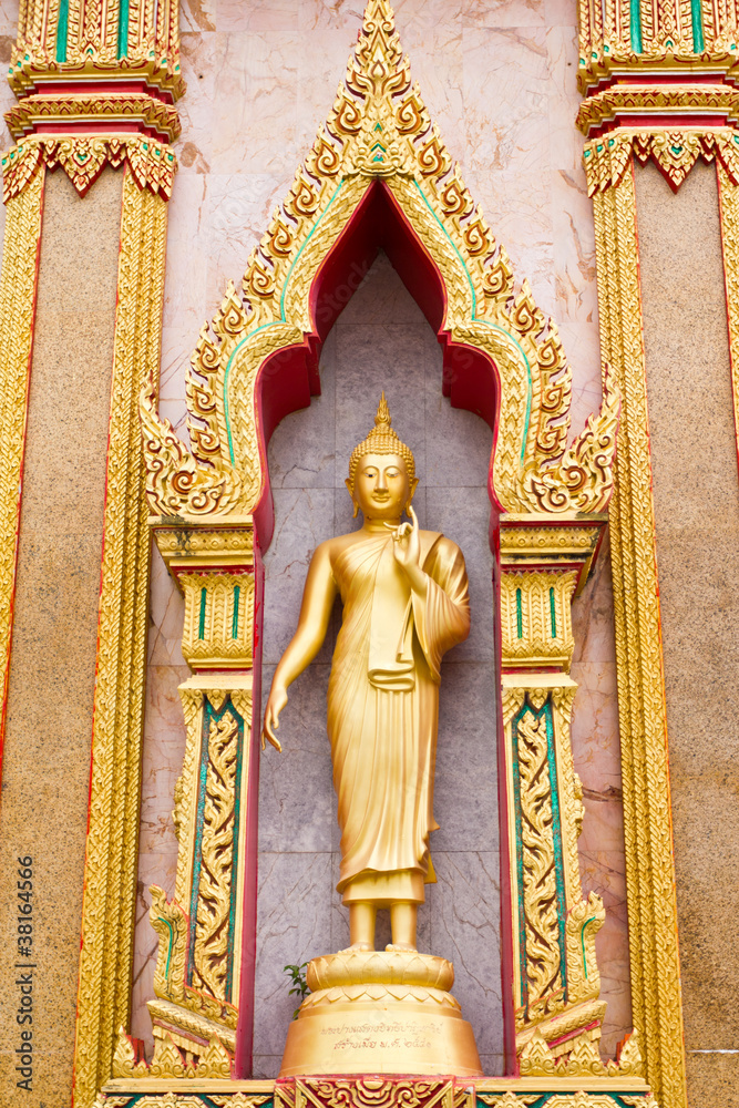 Fototapeta premium Golden buddha