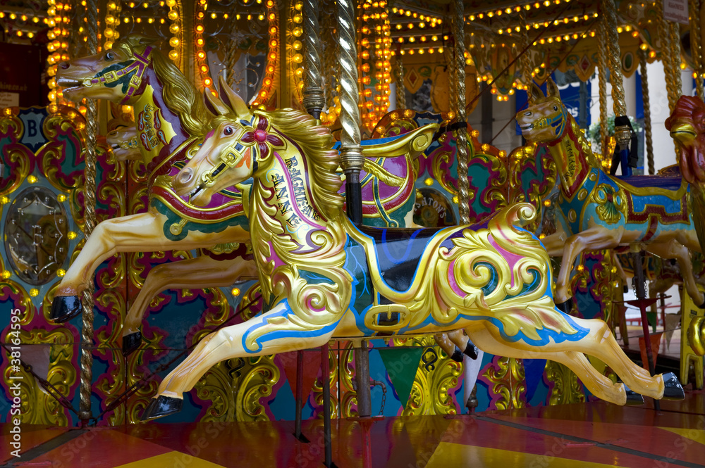 Fototapeta premium Fairground carousel