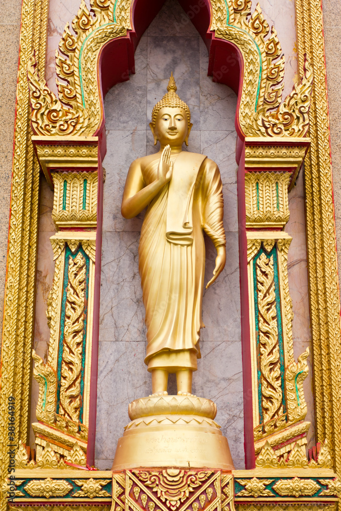 Fototapeta premium Golden buddha