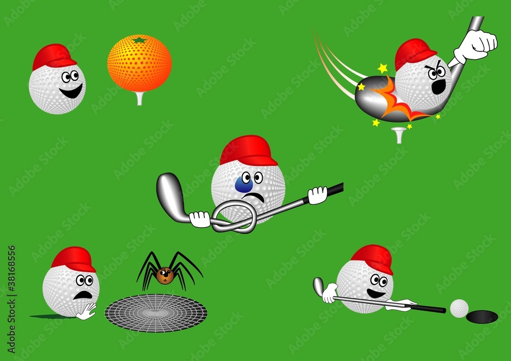 Fototapeta premium Golf ball
